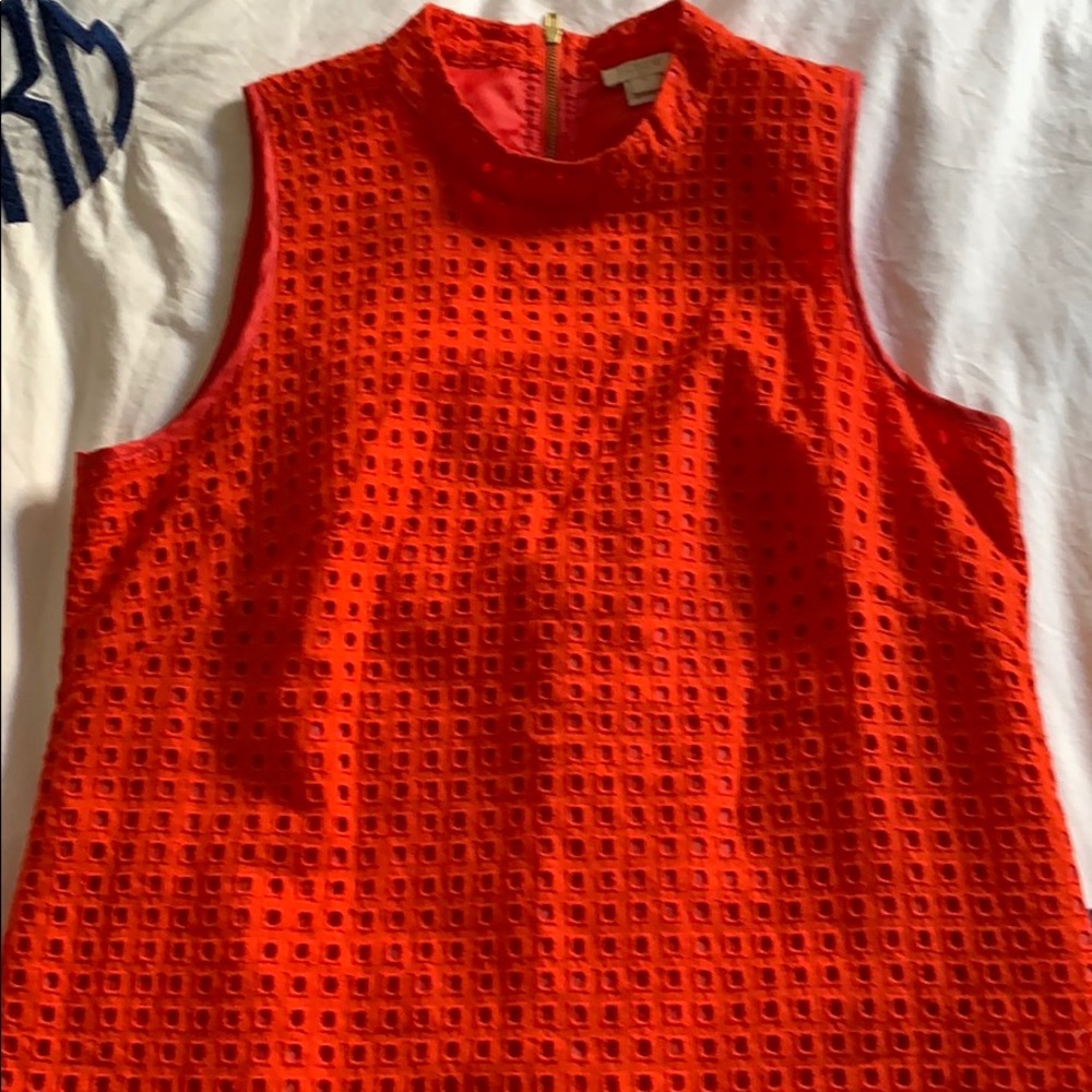 Jcrew Factory Sleeveless Coral Top
